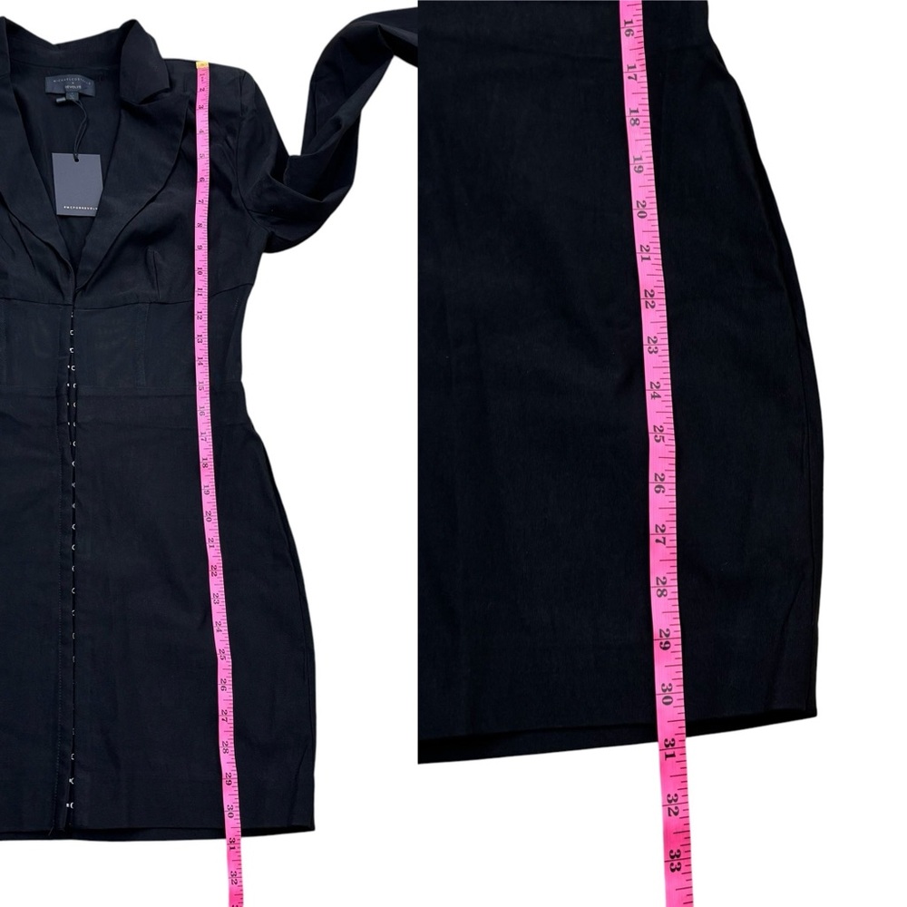 Michael Costello x REVOLVE Chase Jacket Dress Black Blazer Mini, Size Small New - Picture 16 of 16